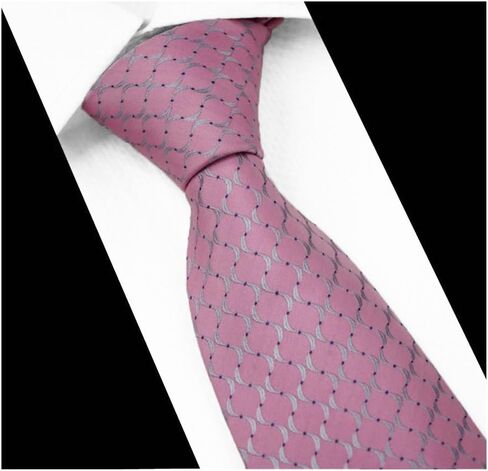 ربطات عنق منقوشة من القماش القطني للرجال من Polka Pin Dots ربطات عنق رسمية ناعمة منقوشة in Saudi Arabia