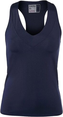 Lucky in Love V-Neck Tank with Built in Bra in Kuwait