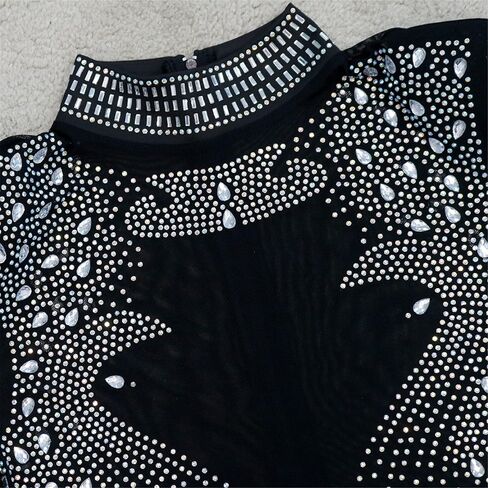 Womens Sexy Sleeveless O Neck Sequins Bodycon Party Clubwear Jumpsuit Rompers in Kuwait