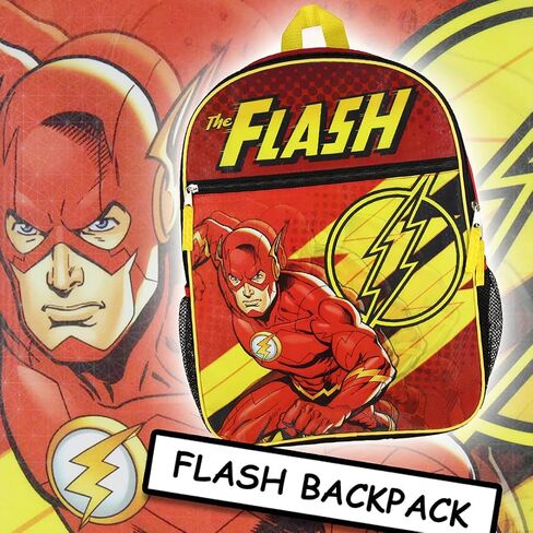 Bioworld DC Comics The Flash 16" Flat front Backpack in Saudi Arabia