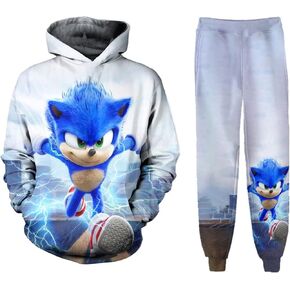 Suphiongs Kids Hoodies Boys Girls Cartoon Game Hoodies 3D Printed Sweatshirt Set 2-Large in Kuwait