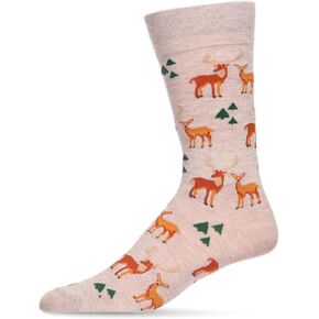 MeMoi Men's Avocado Bamboo Blend Funny Novelty Crew Sock in Saudi Arabia