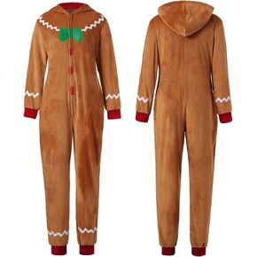 ملابس نوم نسائية من Balaflyie قطعة واحدة من Onsies ملابس نوم قبيحة للكريسماس مع قلنسوة بذلة رومبير وملابس نوم in Kuwait