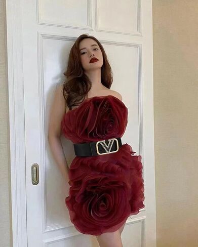 Women's Belt, Wide Belt Vintage Girdle Belt, Fashion V Gold Buckle Double-sided Leather Belts for Dress 2.8'' Wideth in Saudi Arabia