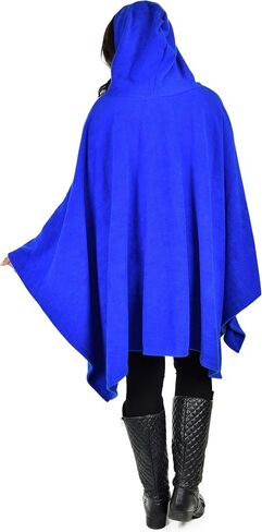 Dare2BStylish Women Poncho Style Hoodie Sweater غطاء من الصوف للطقس البارد in Kuwait