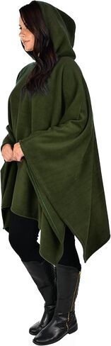 Dare2BStylish Women Poncho Style Hoodie Sweater غطاء من الصوف للطقس البارد in Kuwait