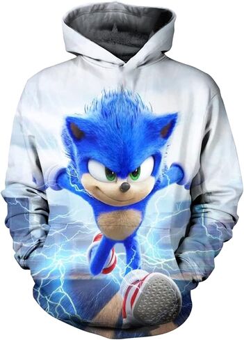 Suphiongs Kids Hoodies Boys Girls Cartoon Game Hoodies 3D Printed Sweatshirt Set 2-Large in Kuwait