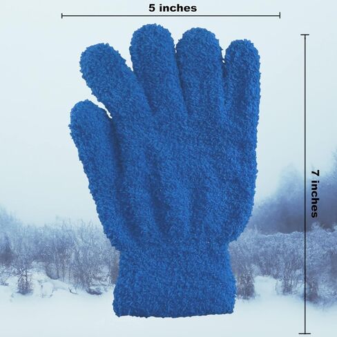 Gravity Trading Men's Women's Warm Winter Fuzzy Cozy Gloves in Saudi Arabia