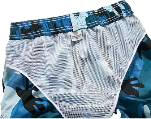 شورت سباحة رجالي سريع الجفاف من Benefeet Sox شورت للبحر ملابس سباحة مموهة جديدة مع بطانة شبكية لباس سباحة in Saudi Arabia