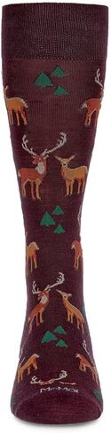 MeMoi Men's Avocado Bamboo Blend Funny Novelty Crew Sock in Saudi Arabia