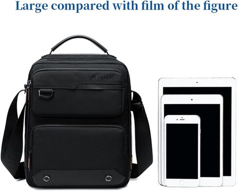 BEOBOQ حقيبة رسول حقائب الكتف رجل المحافظ والحقائب الكبيرة للرجال والنساء حبال Crossbody مقاومة للماء in Saudi Arabia