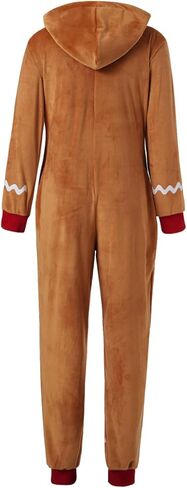 ملابس نوم نسائية من Balaflyie قطعة واحدة من Onsies ملابس نوم قبيحة للكريسماس مع قلنسوة بذلة رومبير وملابس نوم in Kuwait