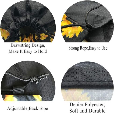 HIFUN English Bulldog Unisex Home Gym Sack Bag Travel Drawstring Backpack Bag in Kuwait