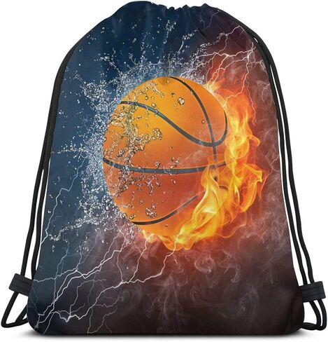YISHOW Astronaut Spaceship Moon Palnet Unisex Drawstring Backpack Bag Sport Gym Travel Sackpack in Kuwait