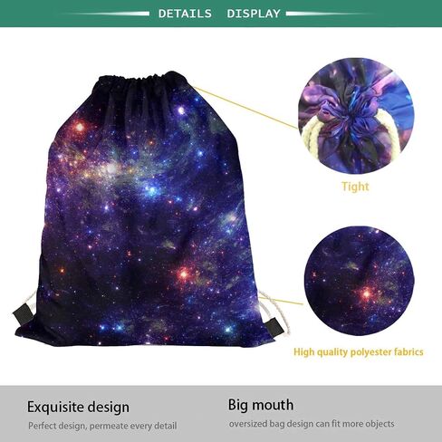 WELLFLYHOM Custom Gym Drawstring Backpack for Girls Boys Youth Kids Personalized String Bag Backpack Waterproof Lightweight String Gymsack Party Favor Birthday Gifts in Saudi Arabia