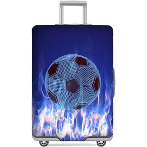 GANNEPIE Suitcase Cover Washable Travel Luggage Protector Anti-scratch Dolphin Printed Luggage Cover for 22-25 Inch