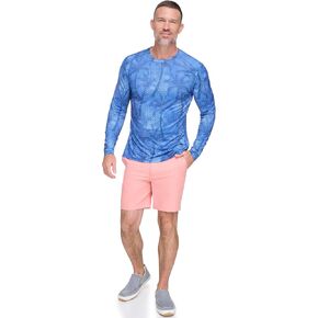Margaritaville Men's Standard Island Reserve Off Shore Long Sleeve Rash Guard in Saudi Arabia