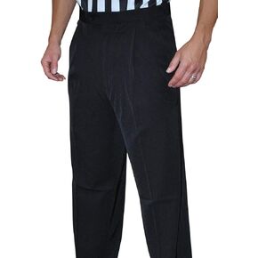 Smitty Men's Basketball Premium 4-Way Stretch Pleated Front Officials Pants - Slash Pockets in Saudi Arabia