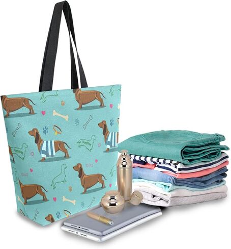 ALAZA Canvas Tote Bag Large Women Casual Shoulder Bag Handbag For Outdoors Holiday Weekender Travel in Saudi Arabia