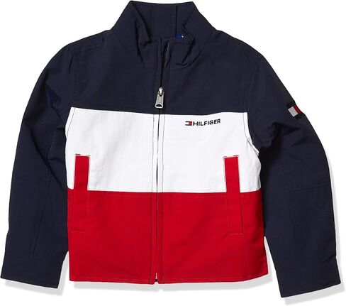 Tommy Hilfiger Boys' Adaptive Seated Fit Jacket with Velcro Brand Closure in Saudi Arabia