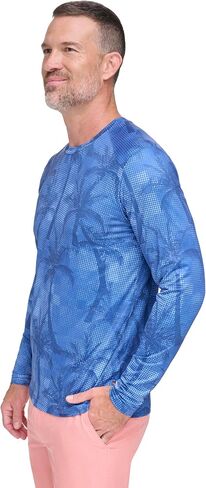 Margaritaville Men's Standard Island Reserve Off Shore Long Sleeve Rash Guard in Saudi Arabia