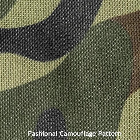 5 جيوب مموهة للنساء والرجال حزام قابل للتعديل سعة كبيرة مموهة حقيبة خصر للسفر حقيبة كتف للصدر للهاتف والجري والمشي لمسافات طويلة, طراز مموه, كلاسيكي in Kuwait