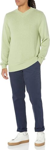Amazon Essentials Men's Regular-Fit V Neck Sweater (Available in Tall) (Previously Amazon Aware) in Saudi Arabia