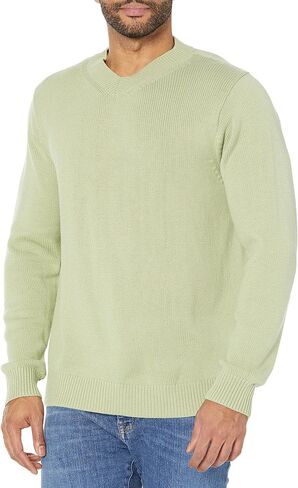 Amazon Essentials Men's Regular-Fit V Neck Sweater (Available in Tall) (Previously Amazon Aware) in Saudi Arabia