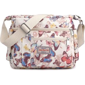 Nawoshow Women Shoulder Handbag Multiple Pockets Bag Ladies Tote Top Handle Satchel Crossbody Purse in Kuwait