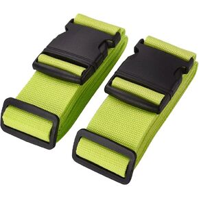 UPASCON 2 Pack Adjustable Suitcase Belts Luggage Strap Packing Straps Travel Accessories