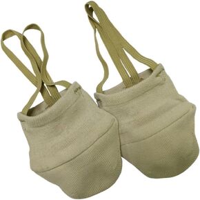 MIKIBANA مادة مطاطية تصميم الجمباز الإيقاعي الجوارب أحذية ناعمة، رقص الباليه نصف الجوارب الأحذية لون البشرة in Kuwait