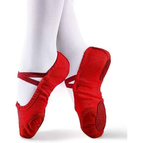Daydance Ballet Slippers Soft Split Sole Dance Shoes (Toddler, Kids, Boys, Girls, Adult)
