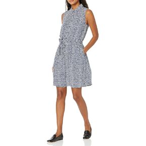 Amazon Essentials Women's Sleeveless Woven Shirt Dress in Saudi Arabia