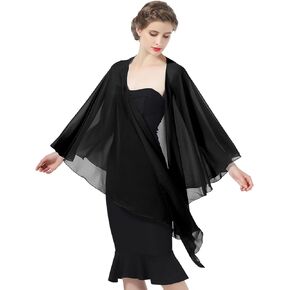 BEAUTELICATE Shawls Wraps Scarf Chiffon For Women Bridal Wedding Evening Dresses 27 Colors