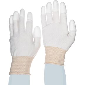 SHOWA BO600 Polyurethane Fingertip Coating Glove, 13-Gauge Engineered Nylon Liner, Large (Pack of 12 Pairs) in Kuwait