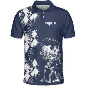 قمصان جولف للرجال من باجيمو، قمصان جولف مضحكة للرجال، قمصان جولف وطنية للرجال، قميص بولو بتصميم العلم الامريكي، هدايا الجولف للرجال in Kuwait