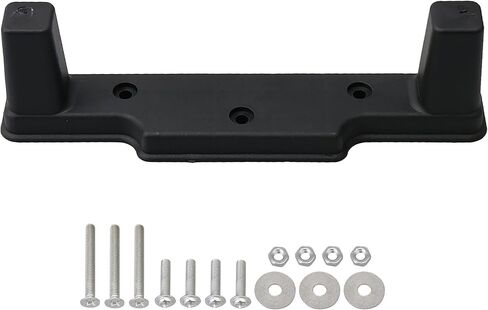 Mxfans 24cm Black Plastic Luggage Feet Bracket Replacement for Travel Suitcases in Saudi Arabia