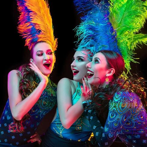 Mardi Gras Earrings for Women, Lightweight Mardi Gras Accessory, Acrylic Fleur De Lis Mask Crown Earrings Carnival Mardi Gras Parades Party Earrings, Fat Tuesday Jewelry Gift in Kuwait