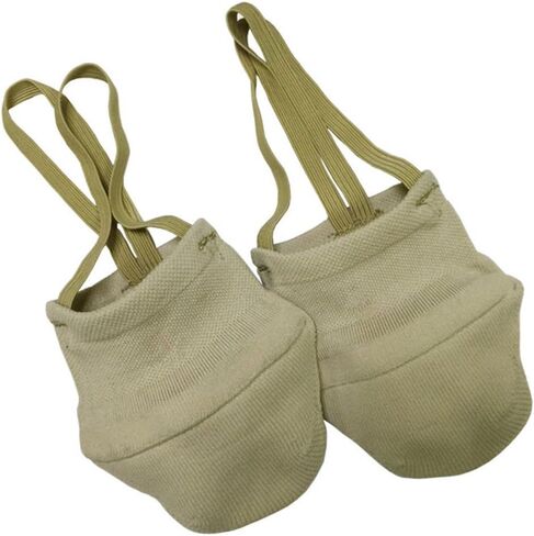 MIKIBANA مادة مطاطية تصميم الجمباز الإيقاعي الجوارب أحذية ناعمة، رقص الباليه نصف الجوارب الأحذية لون البشرة in Kuwait