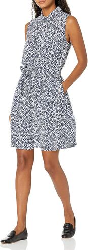 Amazon Essentials Women's Sleeveless Woven Shirt Dress in Kuwait