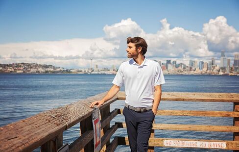Cutter & Buck Virtue Eco Pique Recycled Mens Polo in Saudi Arabia