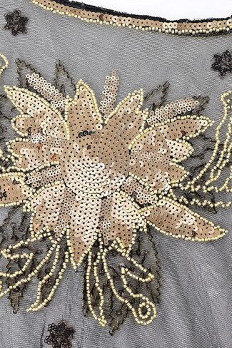 BABEYOND Shawl Wrap for Women Vintage Night Cape for 1920s Evening Party Sequin Capelet Bolero Shawl in Kuwait
