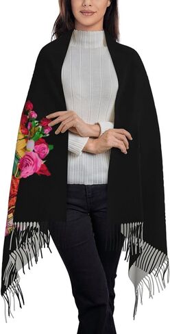 QZLAN Virgen de Guadalupe Blanket Scarf Mexican Women Shawl Catholic Gifts in Kuwait