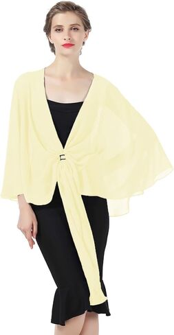 BEAUTELICATE Shawls Wraps Scarf Chiffon For Women Bridal Wedding Evening Dresses 27 Colors in Saudi Arabia