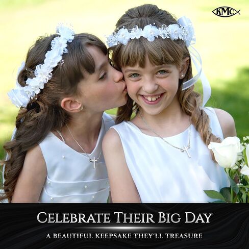 Kairos Moment Creations - قلادة الصليب المحامي - رمز الدعم الإلهي والذكرى اليومية - يساعدنا على تحمل صليبنا - مجوهرات جميلة من الفولاذ المقاوم للصدأ - هدية تذكارية روحية in Kuwait