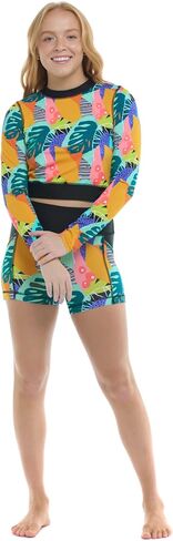 Body Glove Women's Standard Serena Relaxed Fit Crop Rashguard with Back Keyhole in Kuwait