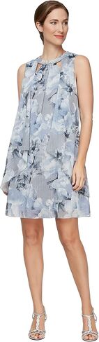 S.L. Fashions Women's Sleeveless Cutout Pearl Neck Cocktail Dress in Saudi Arabia