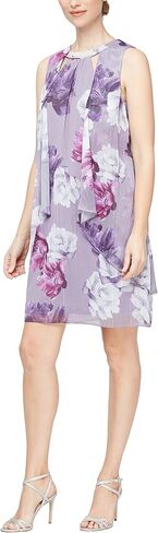 S.L. Fashions Women's Sleeveless Cutout Pearl Neck Cocktail Dress in Saudi Arabia