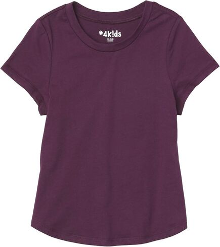 #4K!DS Girl's Essential Short Sleeve T-Shirt (Little Kids/Big Kids) in Saudi Arabia