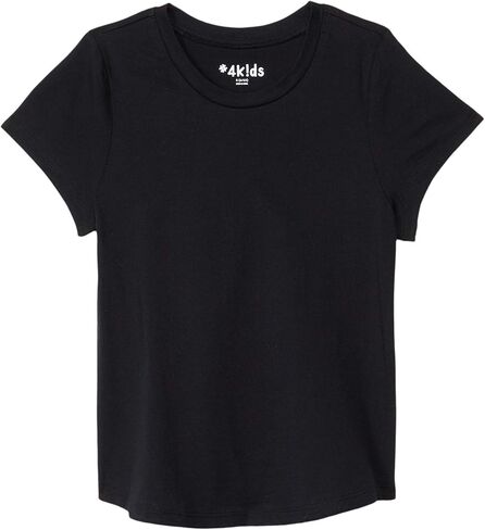 #4K!DS Girl's Essential Short Sleeve T-Shirt (Little Kids/Big Kids) in Saudi Arabia